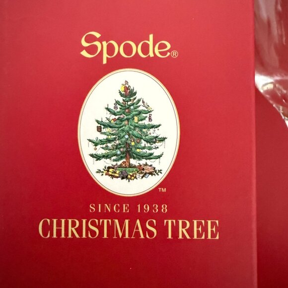 NIB Spode Christmas Tree Champagne Flutes Glasses 8.45 oz Set of 4 Holiday Gift - Picture 6 of 11